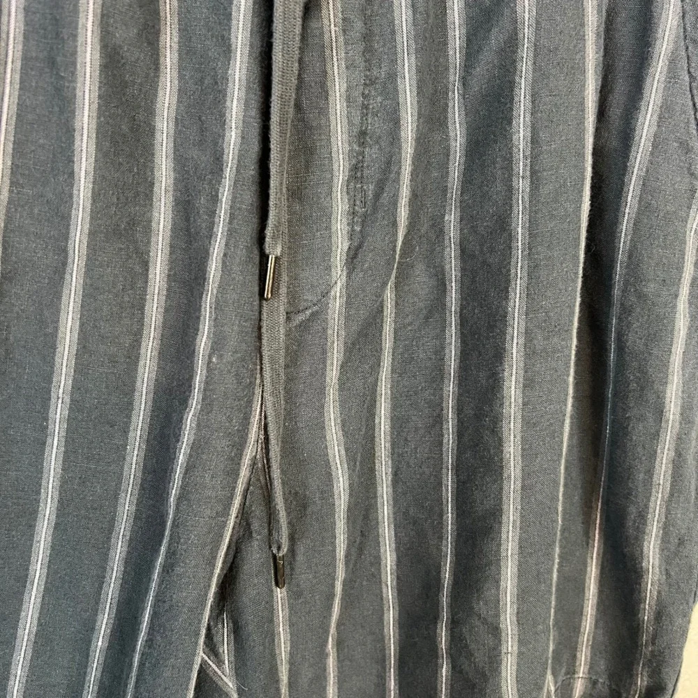 Vince Windsor Stripe Short Mens Size XXL 100% Hemp Drawstring Navy White NEW